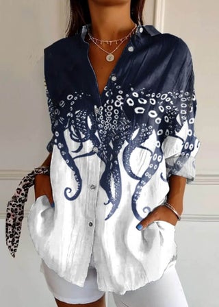 2024 New Womens Shirt Summer European and American Trend Hot Seven-sleeve Shirt Animal Pattern Printing 3D Lining SD1914 - pzsku/ZA5DA99E4545CA75AD4C7Z/45/1746231840/27d62ebb-d17d-4be5-8d54-1732a8efeea4