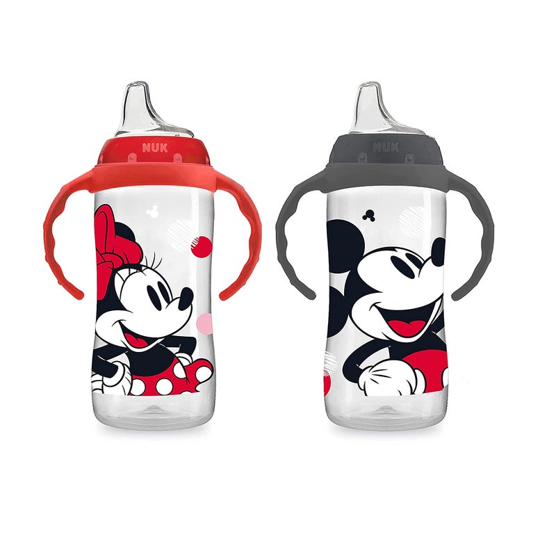 NUK NUK Crystal Learner Cup 10 Ounce 2 Pack Disney