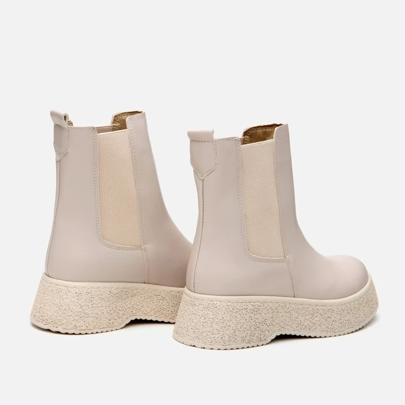 Hotiç 01boh295300a310 beige Women's Flat Boots