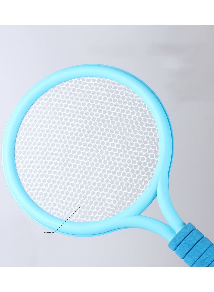 مضربان أطفال مع ريشة طائر وكرة تنس - مجموعة استكشاف رياضية ٢ في ١ للأولاد والبنات، لعبة داخلية وخارجية - Image 5