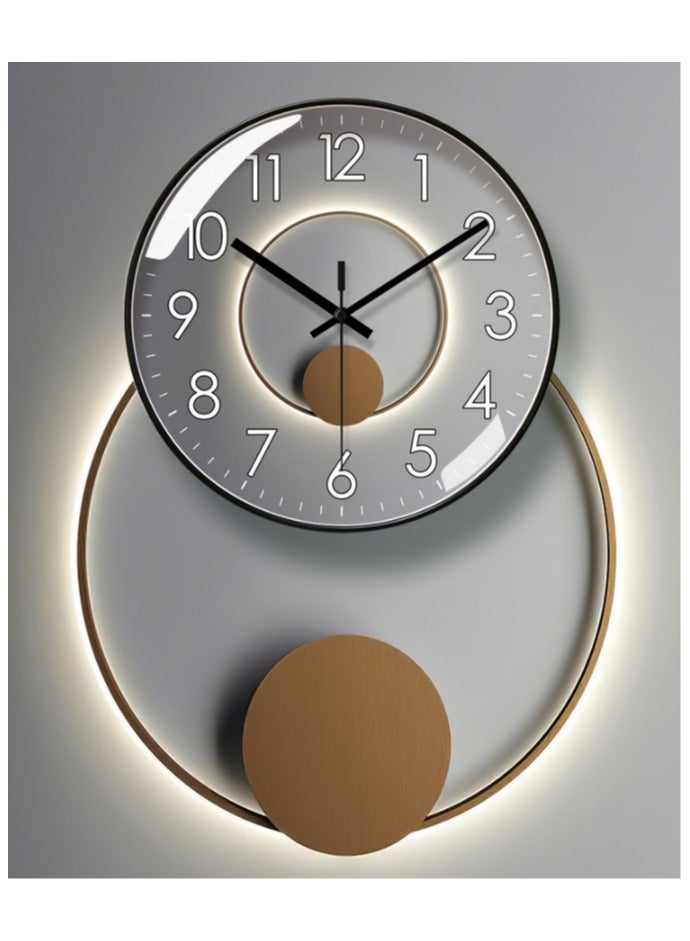 Wall clock, living room clock, American light luxury silent clock, modern silent quartz clock，14inch  - Image 3