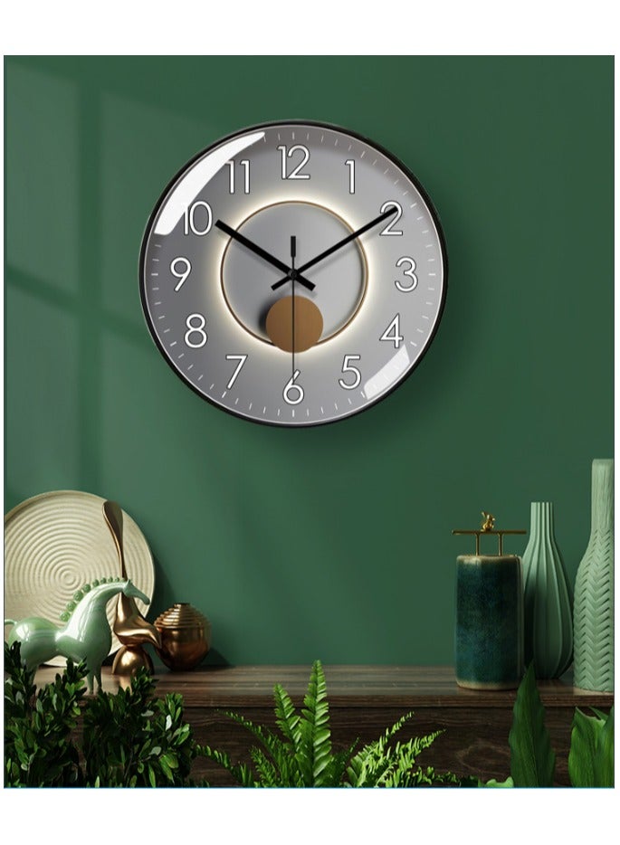 Wall clock, living room clock, American light luxury silent clock, modern silent quartz clock，14inch  - Image 4