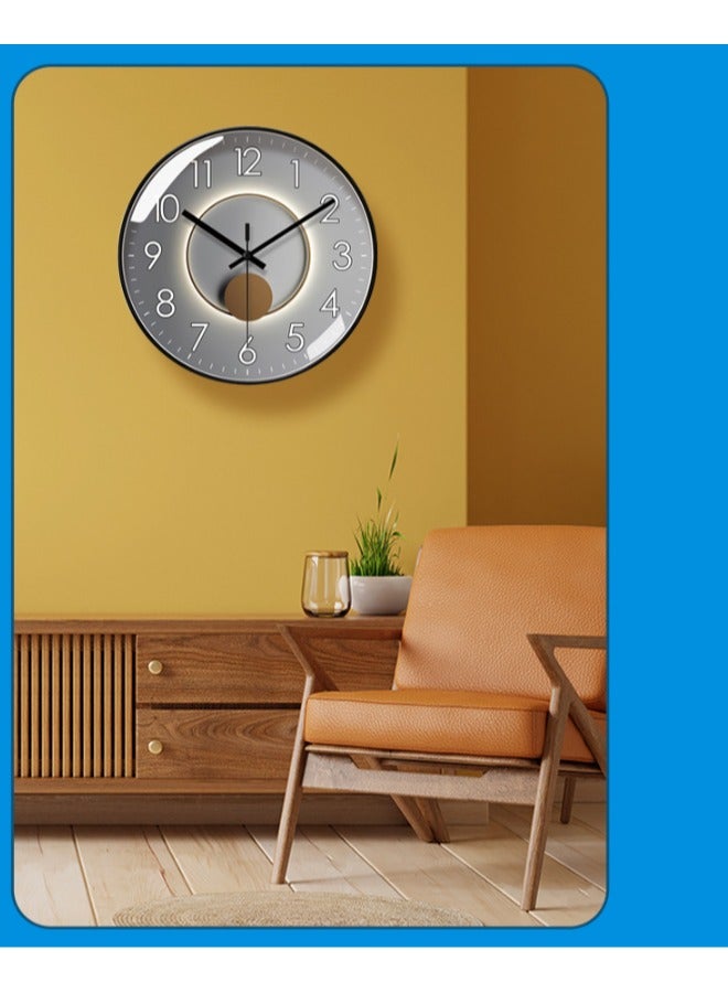 Wall clock, living room clock, American light luxury silent clock, modern silent quartz clock，14inch  - Image 5