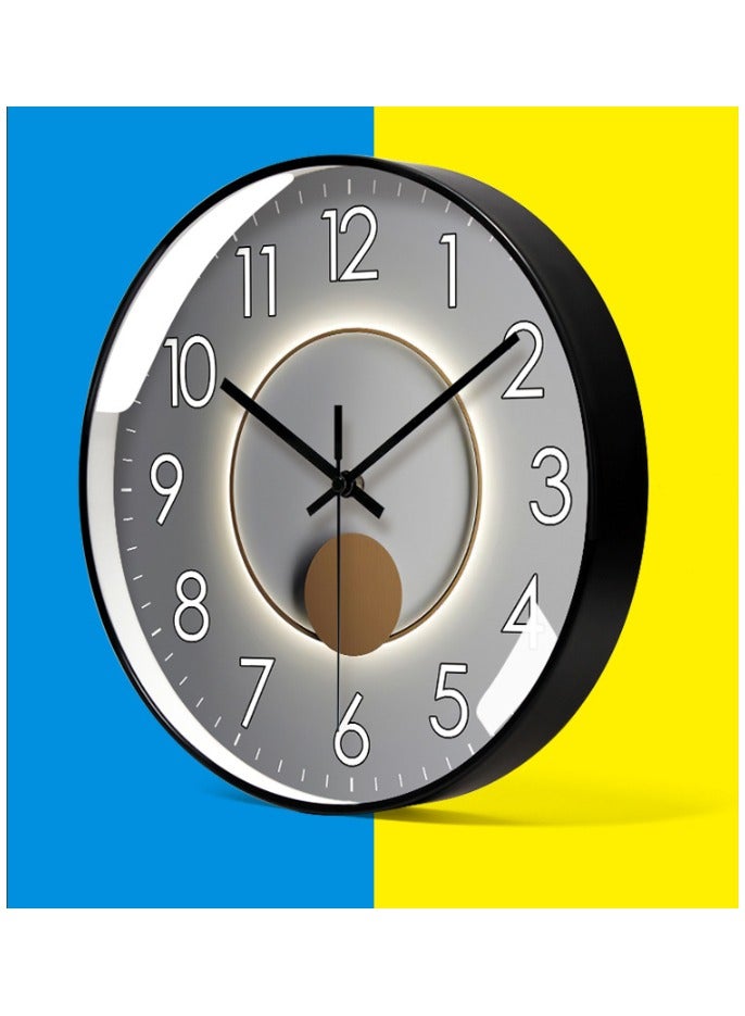 Wall clock, living room clock, American light luxury silent clock, modern silent quartz clock，14inch  - Image 2