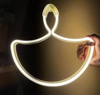 SEER Diwali Diya Neon Light - Waterproof Decoration for Deepawali, Mandir, Pooja Room - Indoor Outdoor Electric AC Plug - Image 4