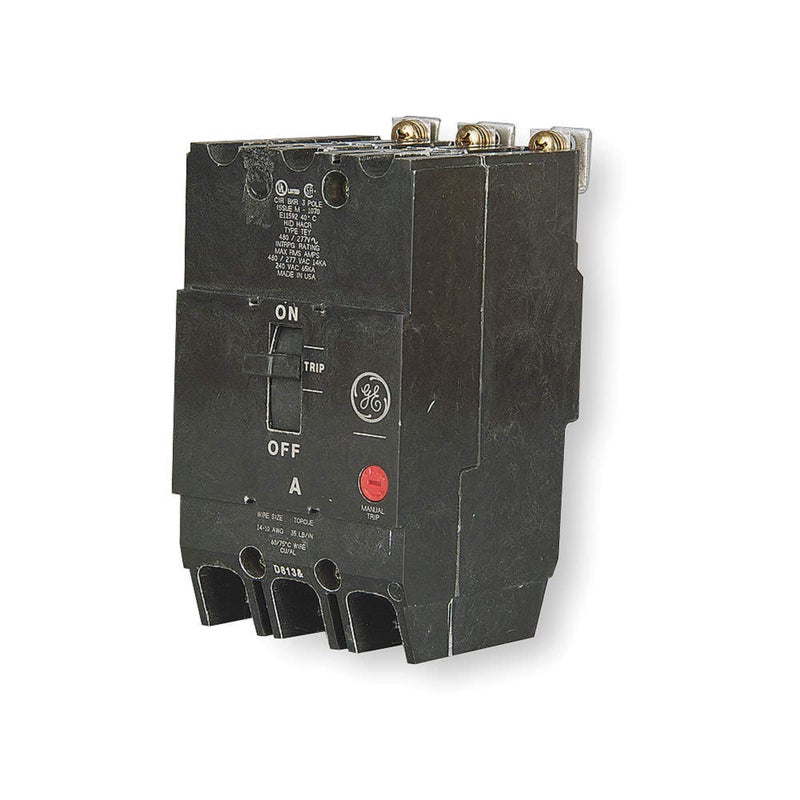 General Electric GETEY390 GE TEY390 3P480V90A CB Black