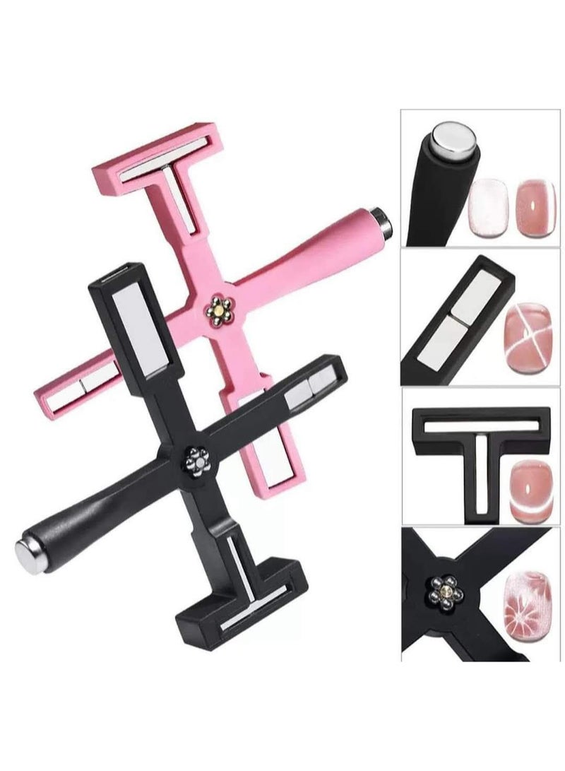 Cat Eye Magnetic Nail Stick 5 in 1 3D Nail Art Tool Random Color - Image 2