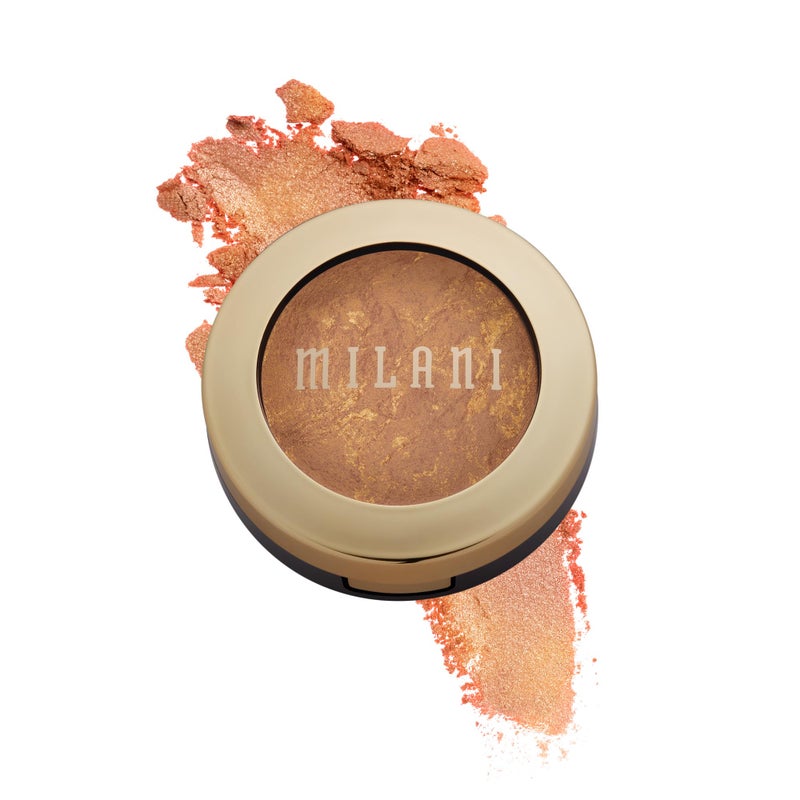 Milani Bronzer Powder - Baked Bronzer Made in Italy, Bronzing Shimmer Highlighter Makeup for Contour -Glow - Image 1