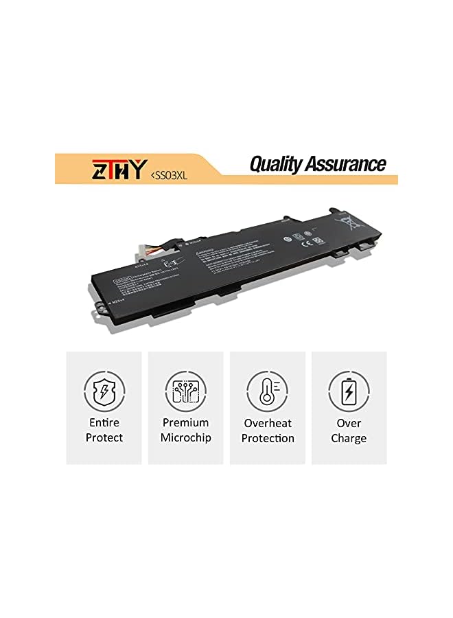 ZTHY 50Wh Ss03Xl Laptop Battery For Hp Elitebook 840 G5 G6 Elitebook 730 735 740 745 830 836 846 G5 Elitebook 735 745 830 840 G6 Zbook 14U G5 G6 Series Hsn-I12C Hstnn-Lb8G 933321-855 - Image 4