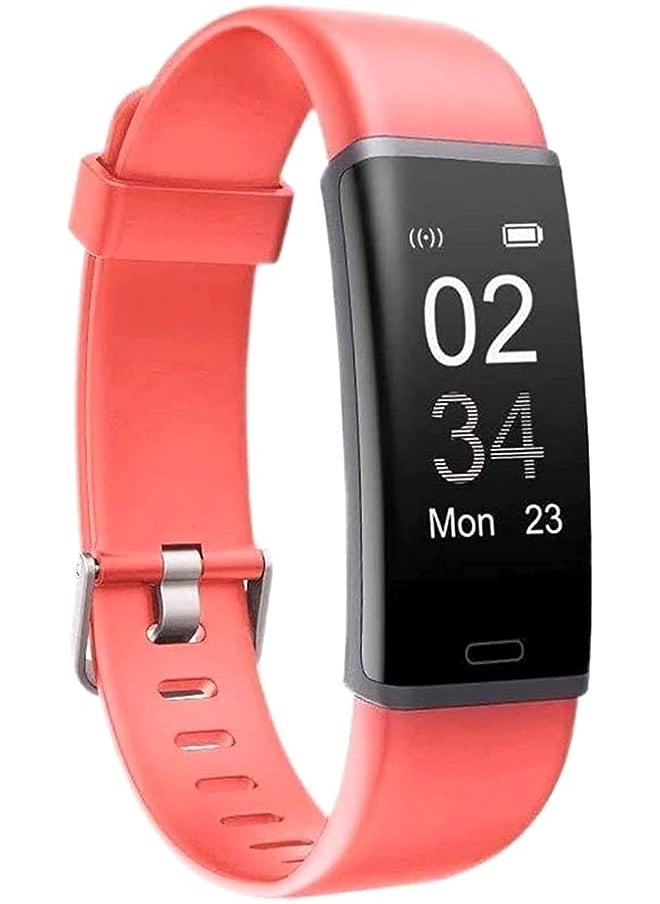 PROMASS Tracker Color Screen, Activity Tracker with Heart Rate Monitor Watch, IP68 Waterproof, Sleep Monitor, Pedometer Wristband for Women Men Kids,Pink  - Image 1