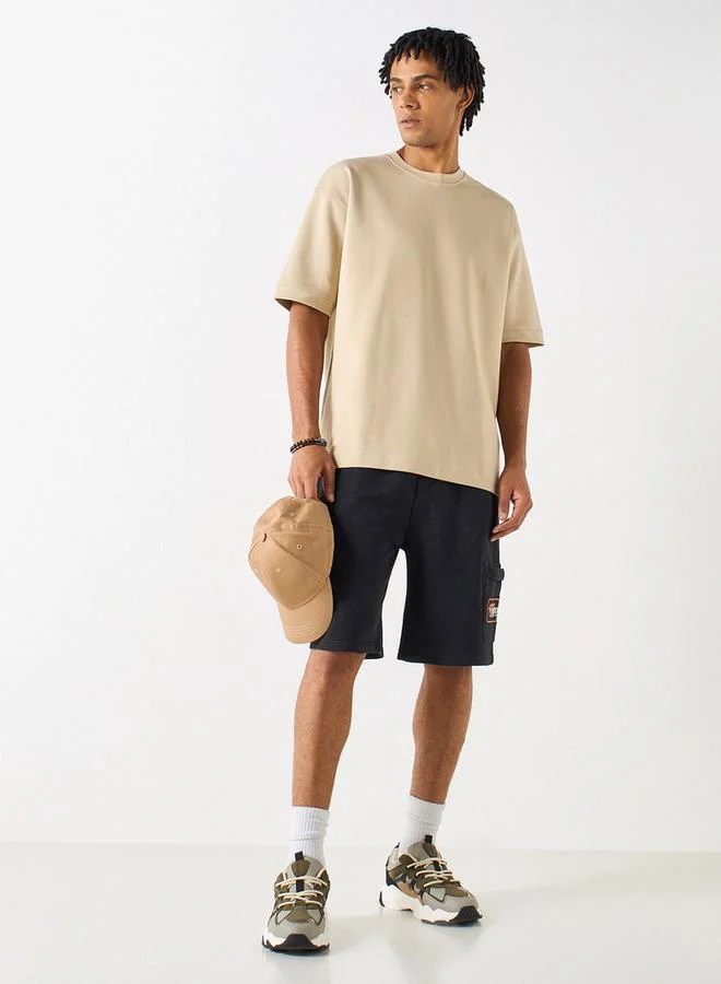 SP Characters Shorts with Drawstring Closure and Pockets