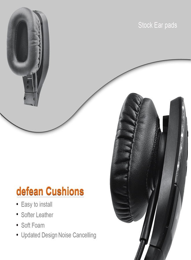 defean B450-XT Mod Kit Ear Pads + Mic Foam - defean Replacement Ear Cushions Cups Cover Compatible with BlueParrott B450-XT B450XT S450-XT Headset - Image 3