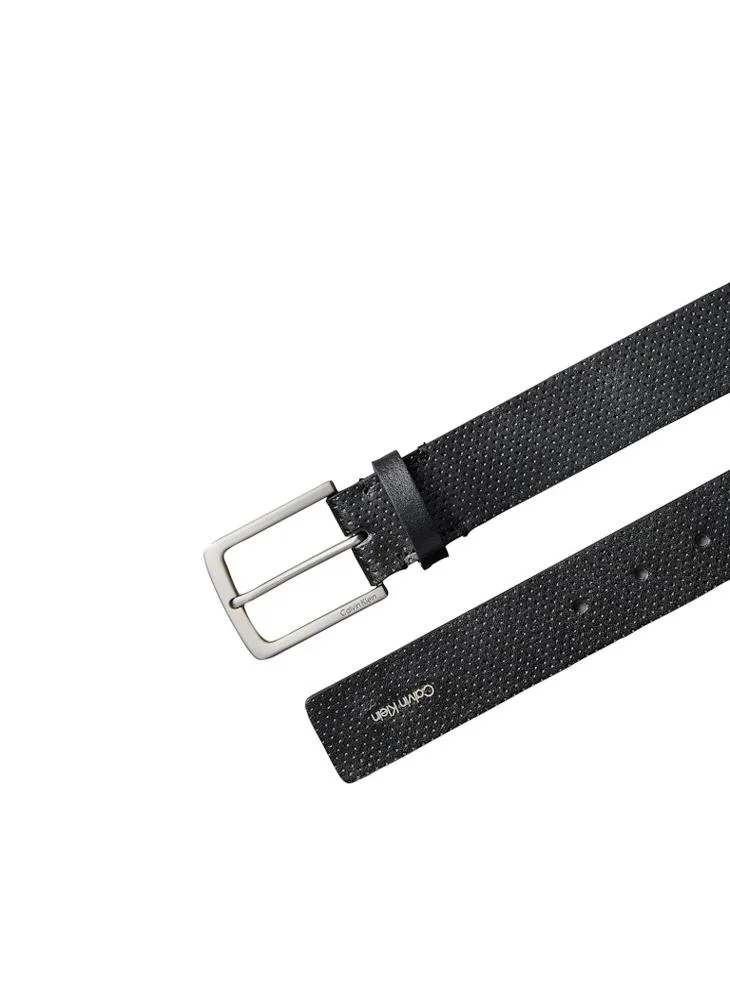 Calvin Klein Perforated Full-Grain Leather Belt