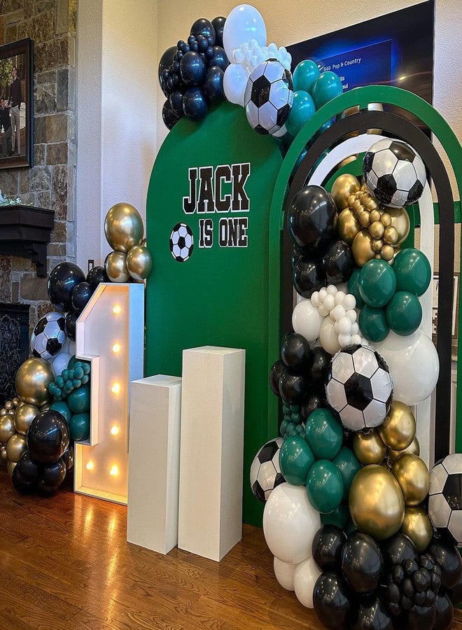 KHC-KHF Soccer-Balloons 10PCS 18in Round Soccer Ball Football Balloons Birthday Game Day Sports Themed Party Decoration team celebration Activities Supply - Image 2