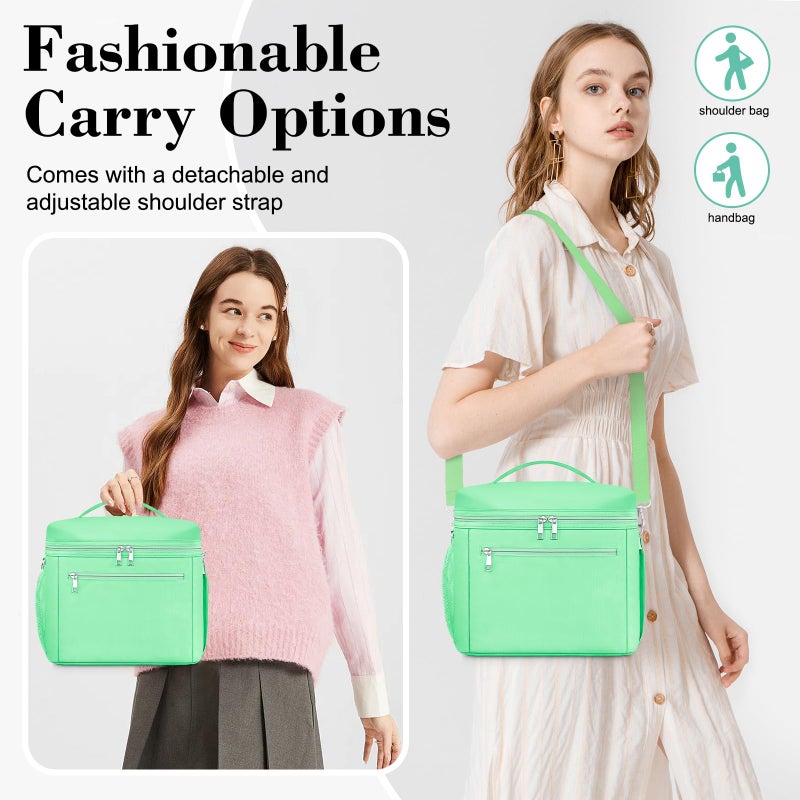 DALINDA Lunch Bag Cooler Bag Lunch Box for Women Men, Insulated Leak Proof LunchBox Lightweight for Picnic,Grocery,Beach,Camping,Travel,Work - Image 5