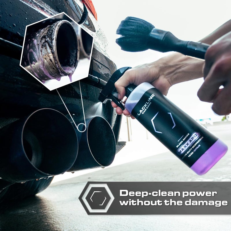 Blackline Car Care - MAXX APD - All Purpose Cleaner - Heavy Duty Industrial Degreaser | Tire, Engine, Wheel, car seat, car interior, Detailing Cleaner Cross product compatible - Image 4