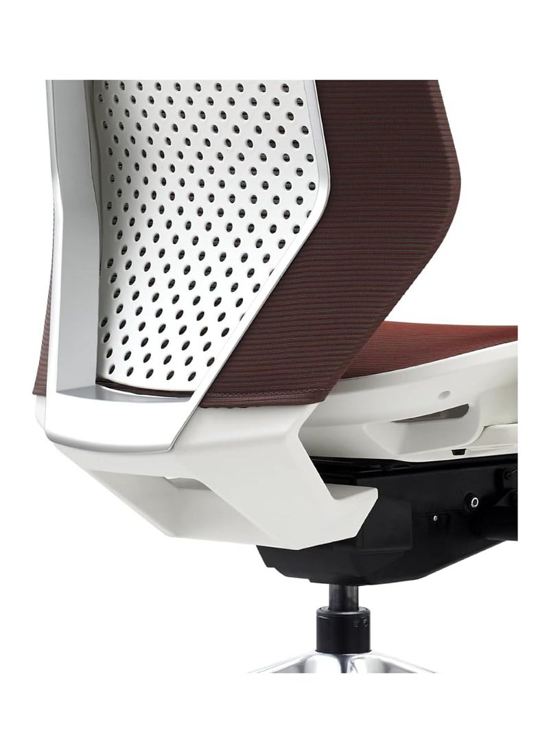NAVODESK Navodesk ROVER Chair Full Mesh Modern Office Chair Ergonomic Adjustable With 3D Armrest Breathable Mesh Seat Cherry Red  - Image 4