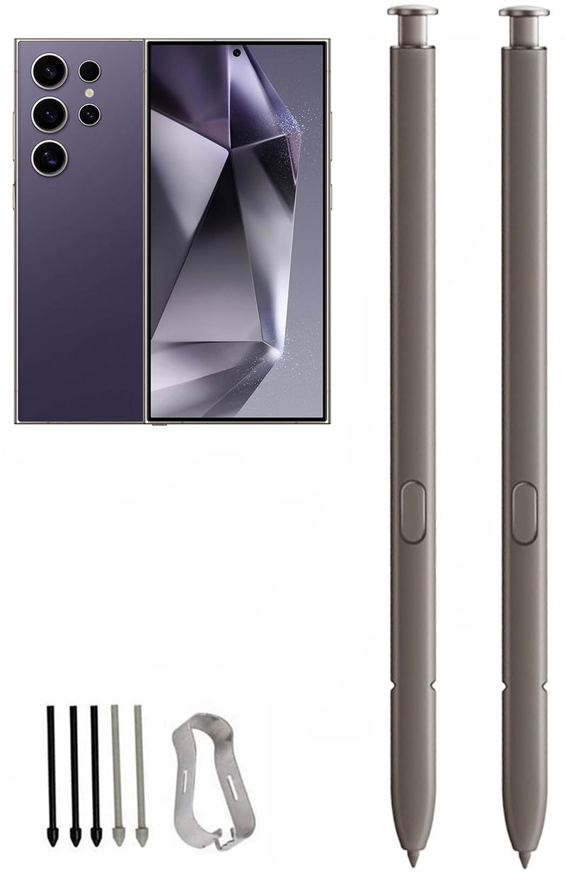 Befzygwk 2 Pcs Galaxy S24 Ultra Pen Replacement for Samsung Galaxy S24 Ultra 5G Touch Stylus Pen Galaxy S24 S Pen Without Bluetooth Replacement TipsNibs Violet2 - Image 2