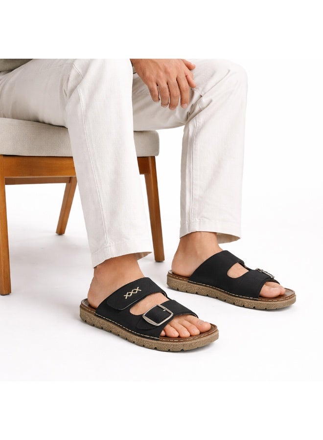 شبشب رجالي مريح بتصميم عصري – نعل طبي خفيف مع أحزمة قابلة للتعديل – مناسب للاستخدام اليومي داخل وخارج المنزل - Image 1