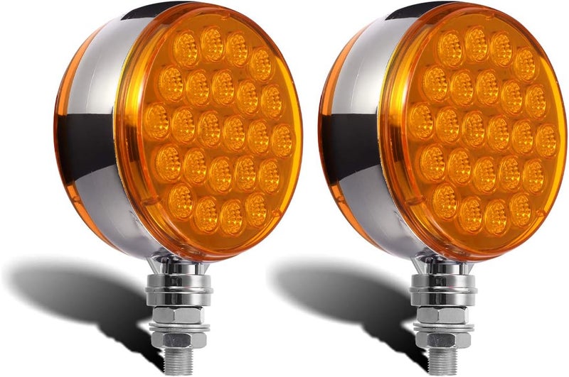 Partsam Amber LED Dual-Face Trailer Lights - Image 1