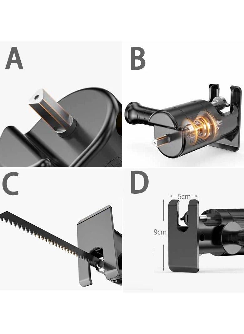 ارواق تحويل الماس الكهربائي إلى إعادة نشر منشار كهربائي صغير يحمل منشارًا خشبيًا متعدد الوظائف - Image 3
