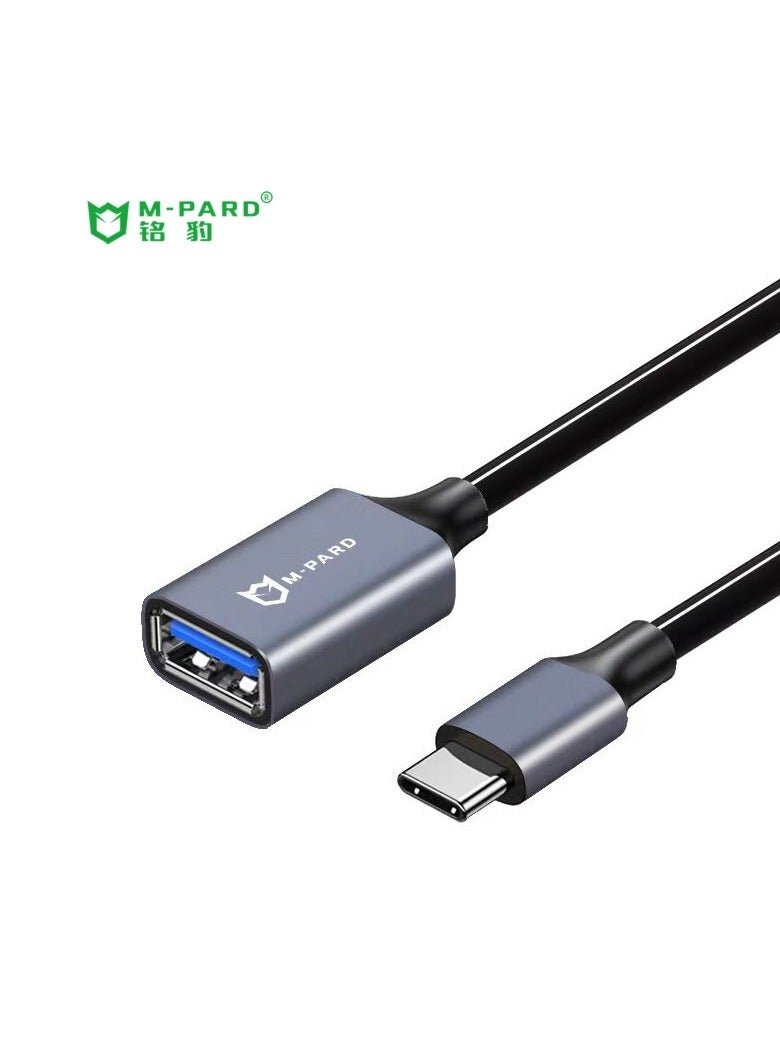 M-PARD Type-c to USB A 3.1 Adapter,USB C Male to USB Female Adapter Nylon Braid,Type-C OTG Cable Compatible with iPhone 16 15 Pro, Samsung S23 Ultra, MacBook Pro 2022, MacBook Air/Mini,iPad，etc - Image 1