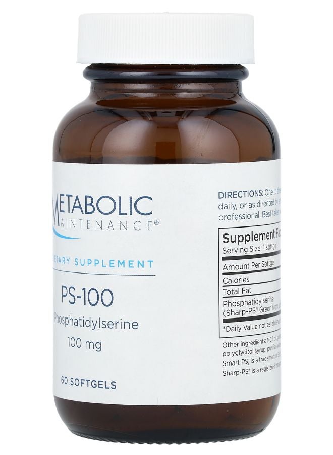 Metabolic Maintenance PS-100 100 mg 60 Softgels - Image 2