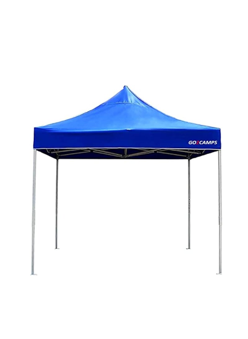 غازيبو 3 × 3 م حدث محمول المظلة خيمة منبثقة المأوى الفوري مظلة الحماية من الشمس للتخييم في الهواء الطلق حديقة الشاطئ الجزء الرياضي خيمة التخييم (أزرق) - Image 1