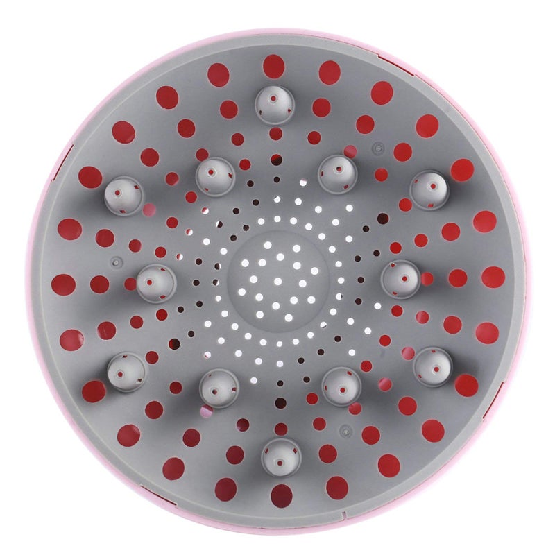 Hairizone Universal Hair Diffuser Adaptable for Blow Dryers with D-1.7-Inch to 2.6-Inch for Curly or Wavy Hair, Pink - Image 2