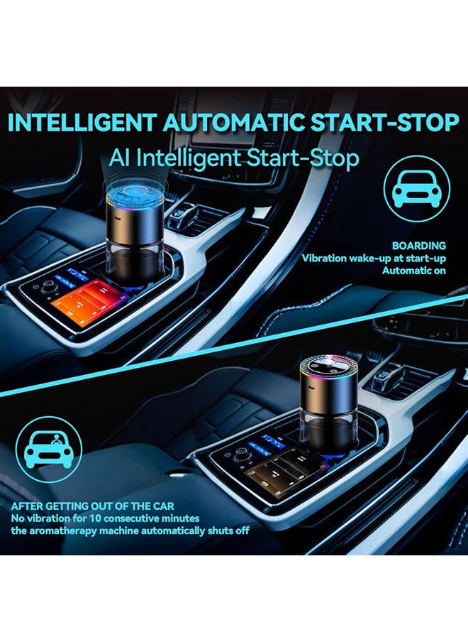 SJet - Smart Car Air Freshener with Star Projector, 180ML Large Capacity 8 Months car diffusers for essential oils. Auto On/Off, Adjustable Intensity for car and home - Image 1