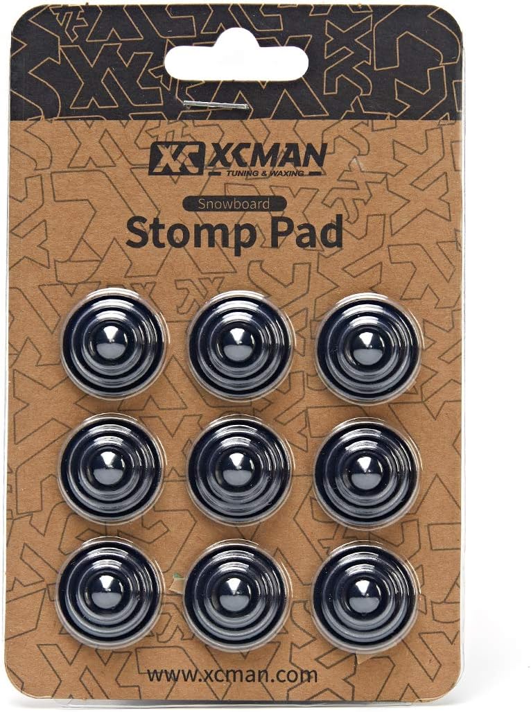 XCMAN 4 Layer-Cone Studs Dia 7.87 Inch Aluminum Snowboard Stomp Pad - 9pcs - Image 1