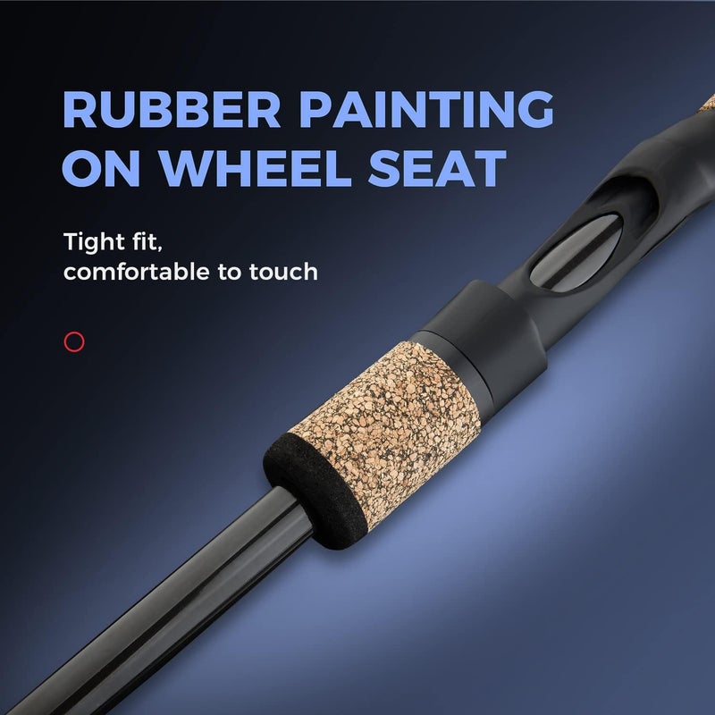 BERRYPRO Salmon & Steelhead Spinning Rod IM8 Carbon Walleye Fishing Rod (8'6''/9'/9'6''/10'/10'6'') - Image 3