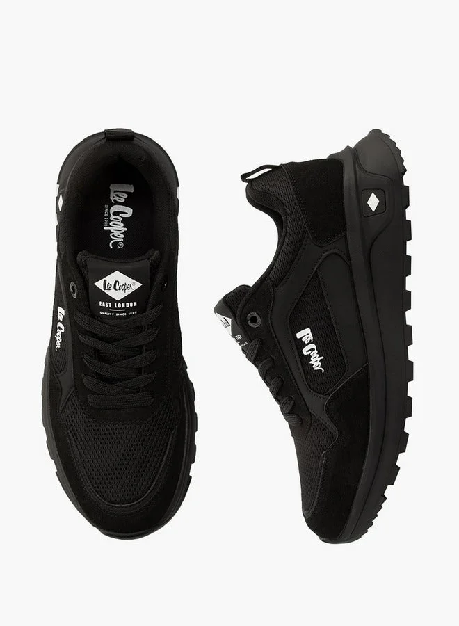 Lee Cooper Men's Panelled Lace-Up Sneakers