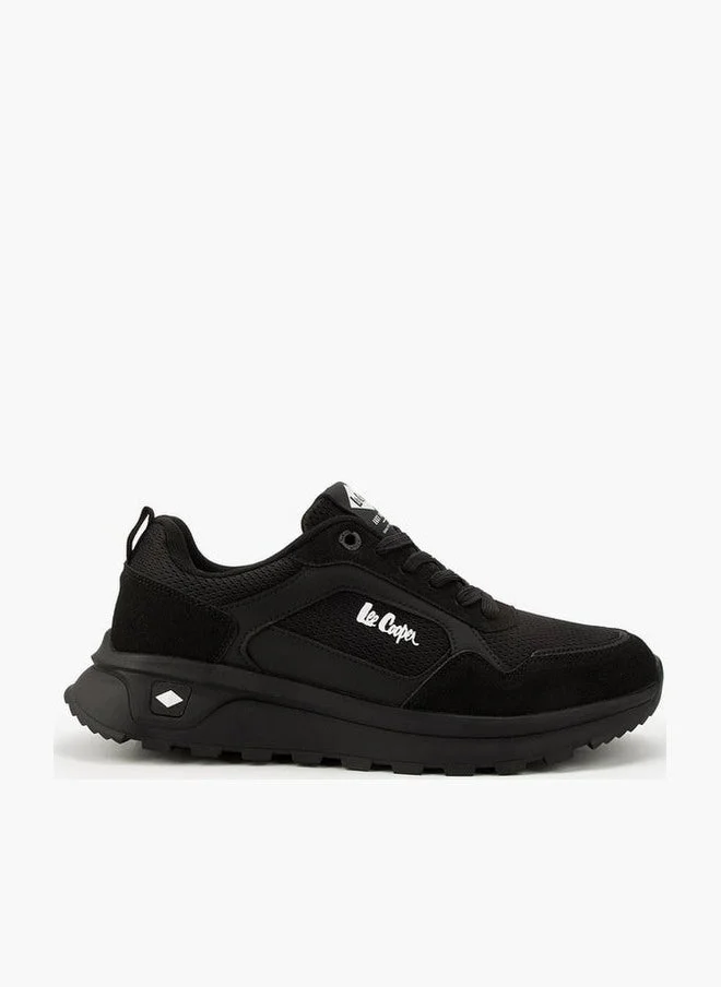Lee Cooper Men's Panelled Lace-Up Sneakers