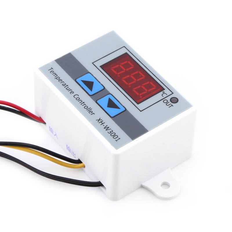 Digital Temperature Controller: 0.1℃ High Accuracy ABS Flame Retardant Housing - Waterproof Stainless Steel Probe Embedded Thermostat for Industrial Hatching Air Conditioning Equipment - Image 3