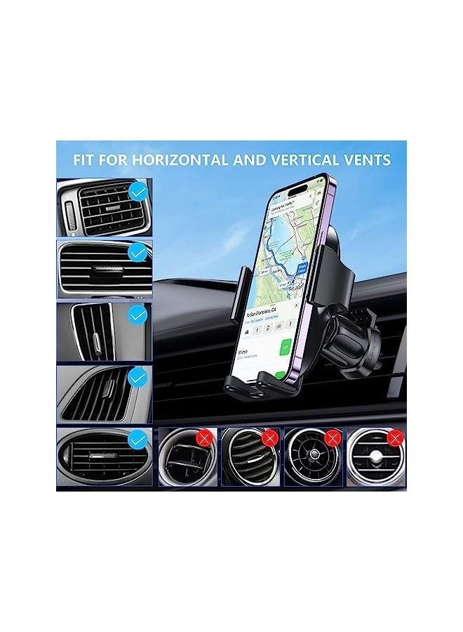 HAVEN Car Phone Holder, 4-in-1 Mobile Holder for Dashboard, Windshield & Air Vent - Image 2