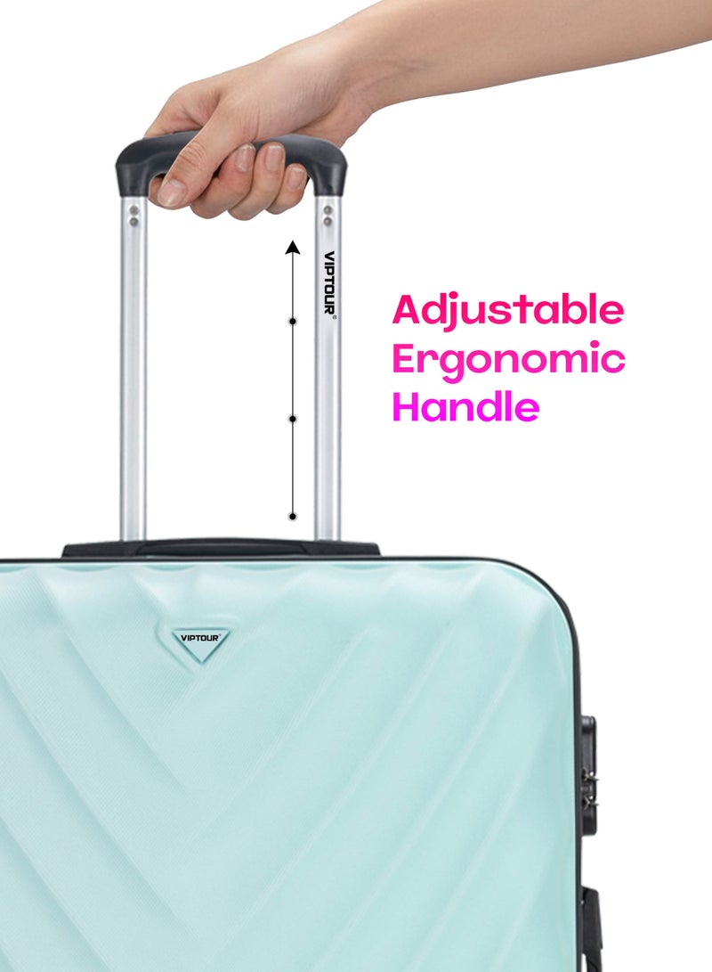 فيبتور مجموعة من 4 حقائب سفر بعجلات ABS مع قفل رقم 20،24،28،32 بوصة - Image 5