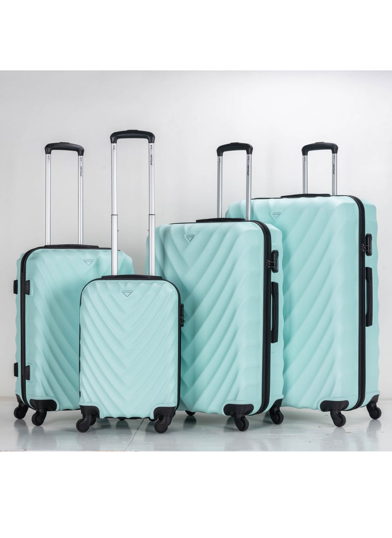VIPTOUR - Set of 4 ABS Trolley Luggage With Number Lock 20,24,28,32 Inches - Image 1