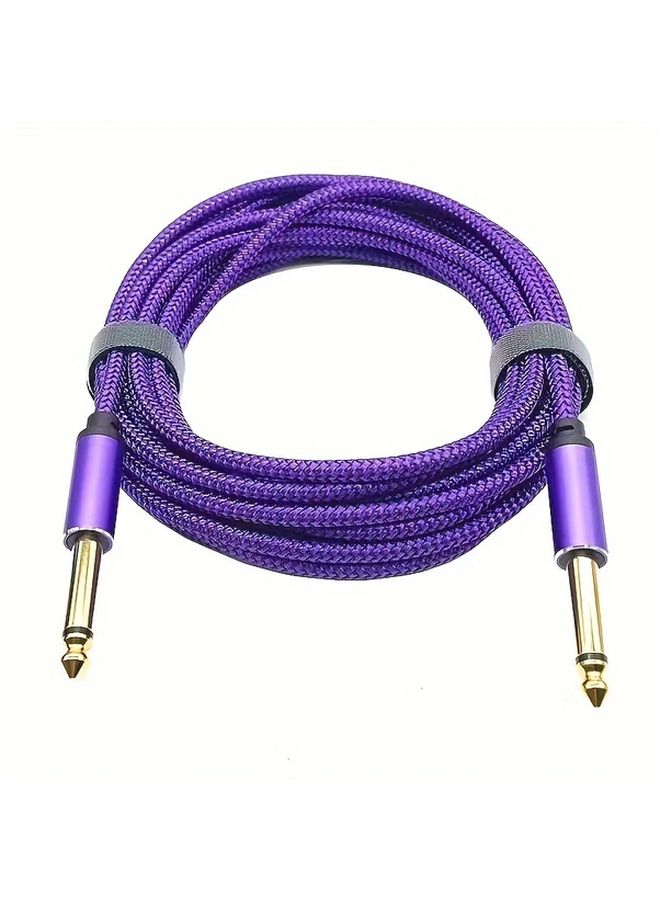 Professional 6.35mm Instrument Cable 590.55 Inch Male to Male for Guitar Bass Amps Mixers - Image 5