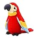 GREUS 9 Cute Talking Parrot Repeats What You Say Electronic Interactive Plush Toy Stuffed Animal Record Parrot Waving Wings Funny Bird Toys for Children Girls Boys Best Xmas Gift Red Parrot - Image 2