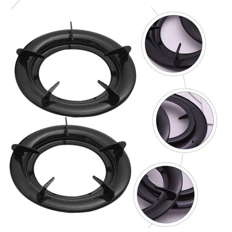 3pcs Iron Wok Ring Stove Rack Replaceable Grate for Kitchen Hotel Restaurant - Image 4