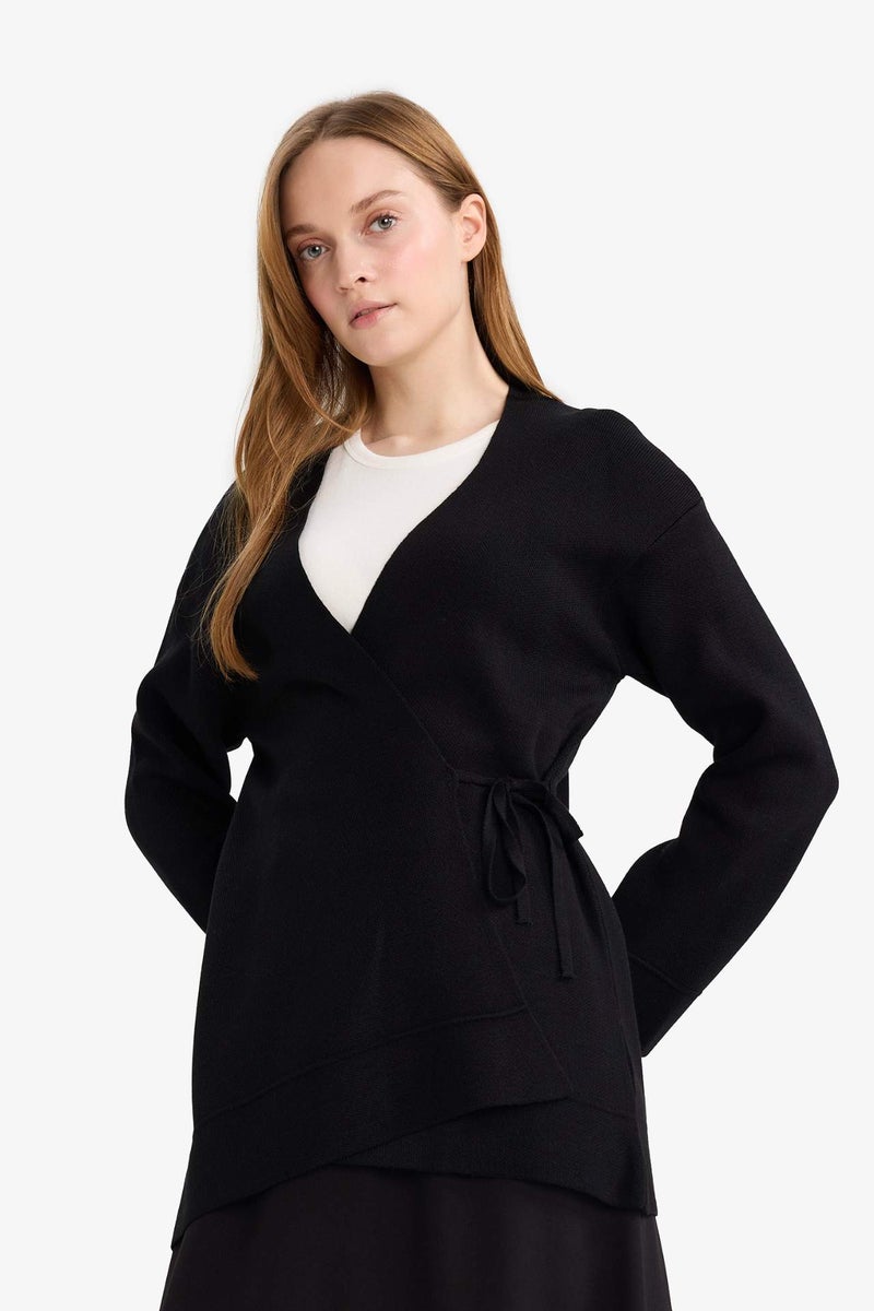 DeFacto Regular Fit V-Neck Knitwear Cardigan - Image 3