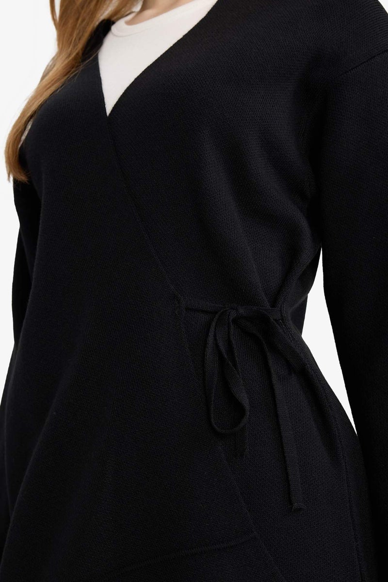DeFacto Regular Fit V-Neck Knitwear Cardigan - Image 4