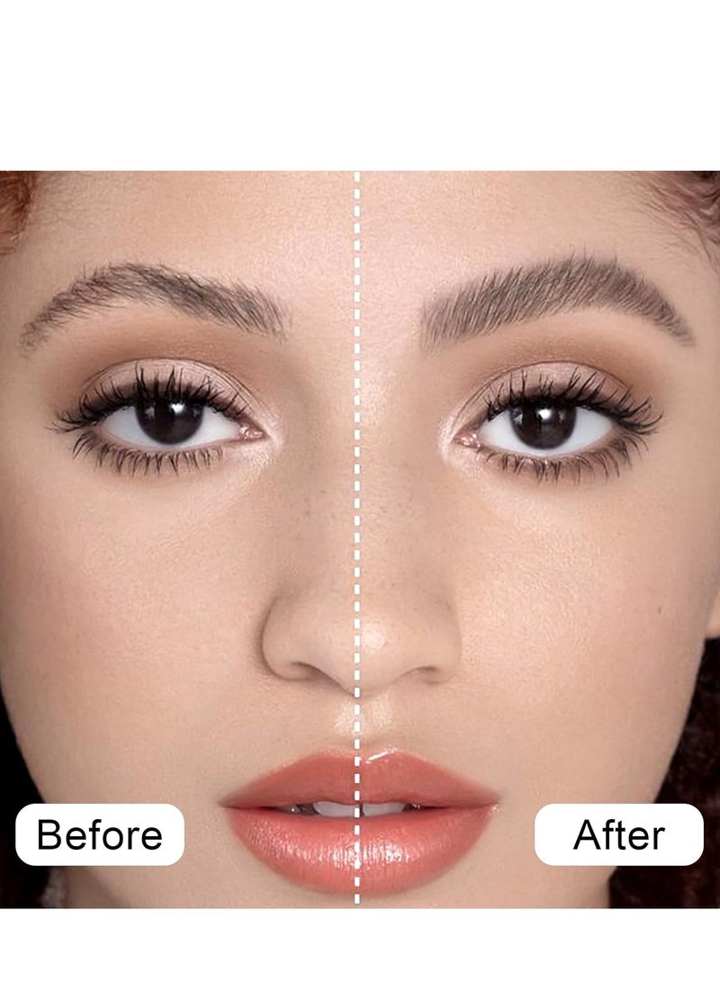 ديرول Eyebrow Fix Gel ، جل مكياج الحواجب خفيف الوزن مع فرشاة ، غراء تثبيت الحواجب وحواف الشعر 2 في 1 لتثبيت طويل الأمد ، مقاوم للماء ، مقاوم للتلطخ ، شمع تصفيف الحواجب سريع الجفاف ، شفاف (1 قطعة) - Image 3