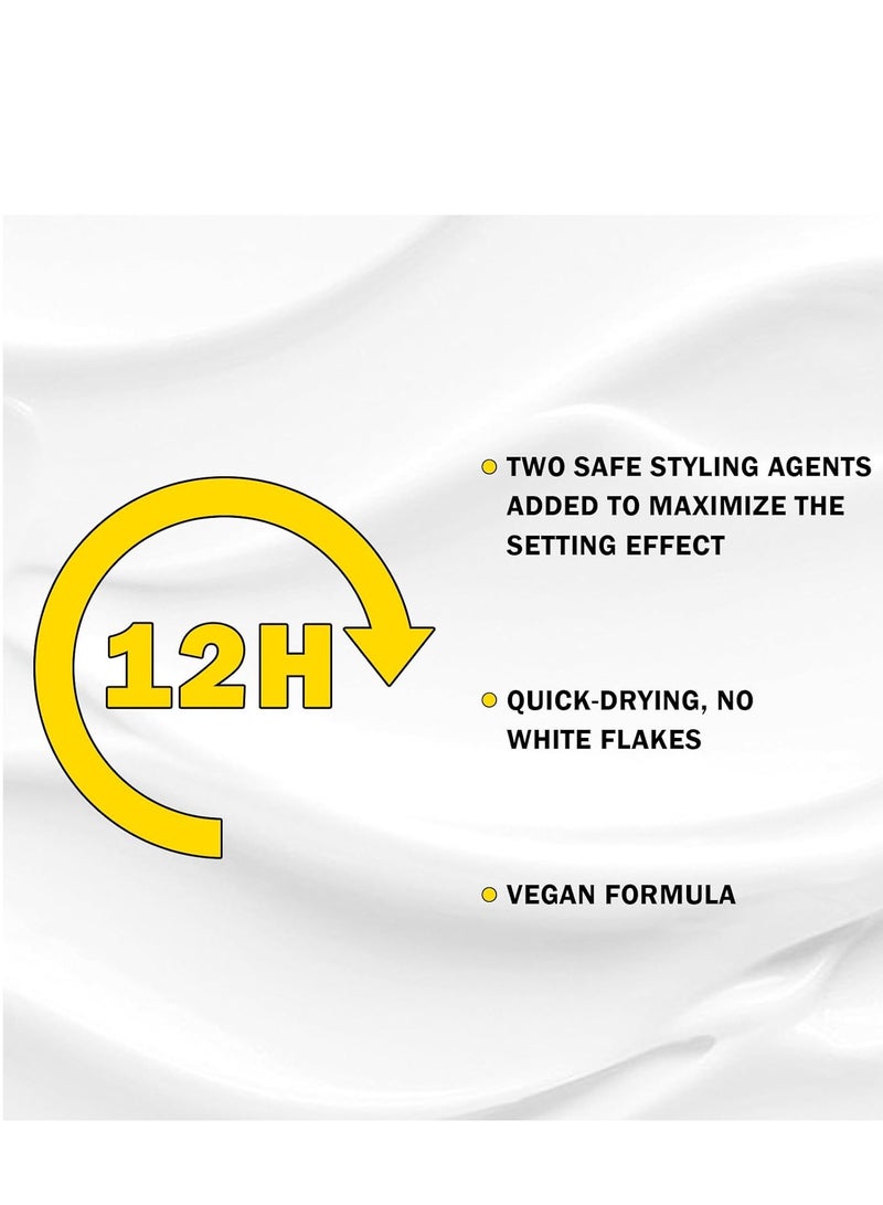 ديرول Eyebrow Fix Gel ، جل مكياج الحواجب خفيف الوزن مع فرشاة ، غراء تثبيت الحواجب وحواف الشعر 2 في 1 لتثبيت طويل الأمد ، مقاوم للماء ، مقاوم للتلطخ ، شمع تصفيف الحواجب سريع الجفاف ، شفاف (1 قطعة) - Image 5