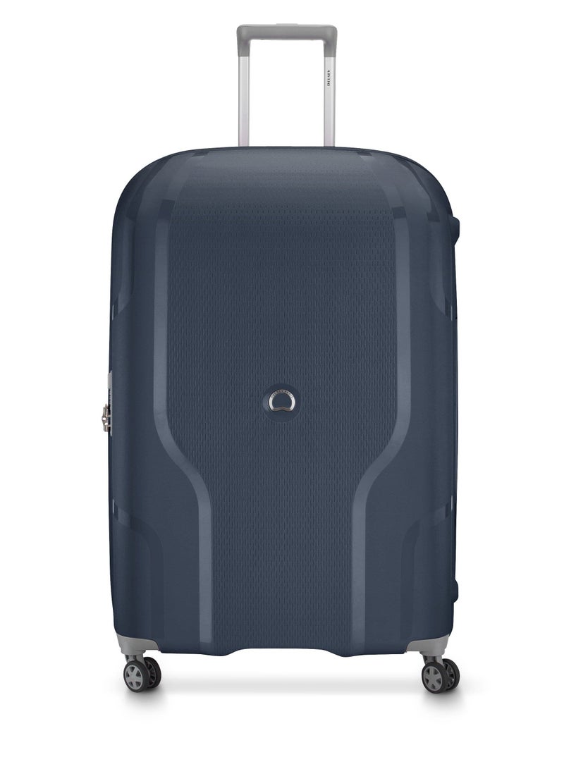 DELSEY Paris Recycled Clavel 70Cm Expandable 4 Double wheel Check-In Luggage Trolley Blue Jean - Image 1