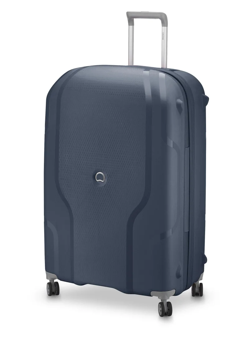 DELSEY Paris Recycled Clavel 70Cm Expandable 4 Double wheel Check-In Luggage Trolley Blue Jean