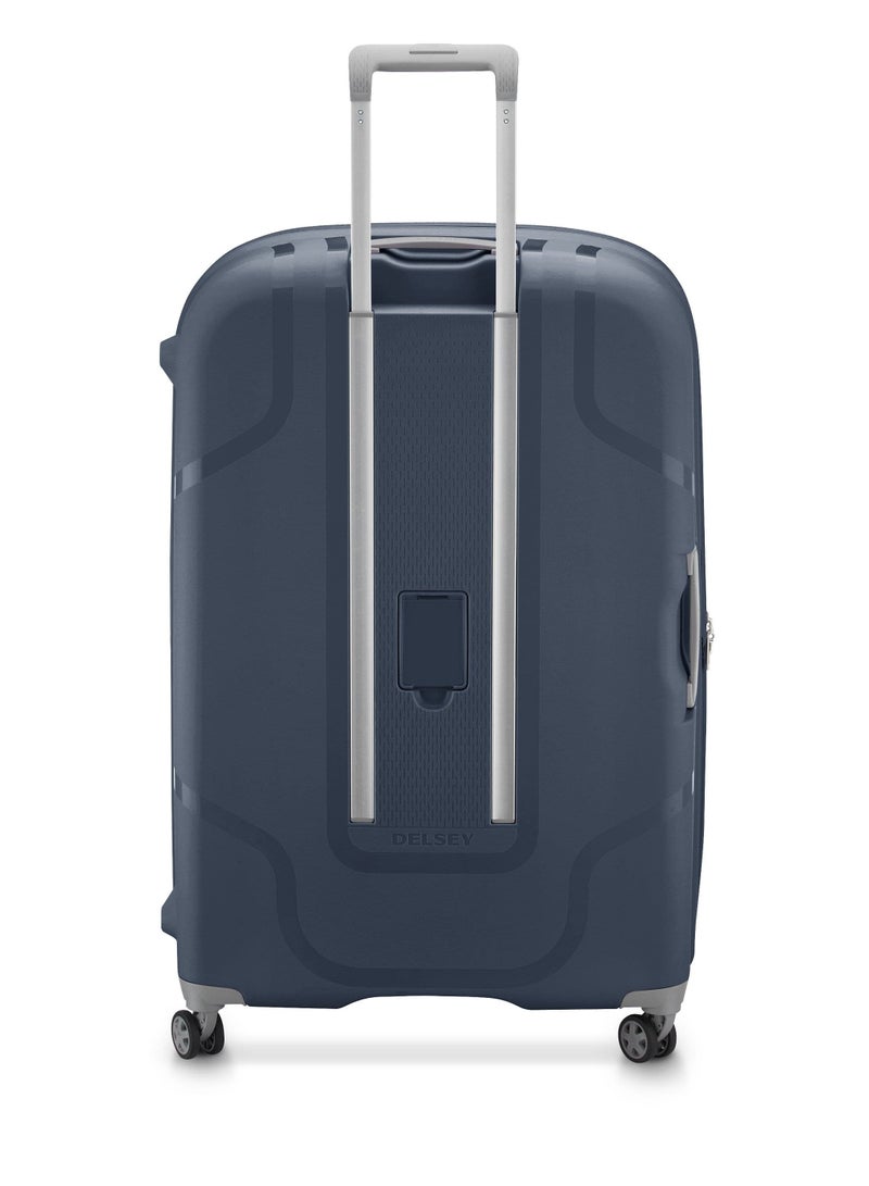 DELSEY Paris Recycled Clavel 70Cm Expandable 4 Double wheel Check-In Luggage Trolley Blue Jean - Image 4