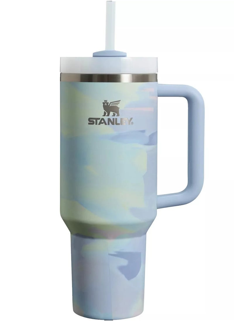 Stanley - Stanley cup H2.0 Stainless Steel with Lid and Straw for Water Iced Tea,Coffee and Smoothie,40 oz - Image 1