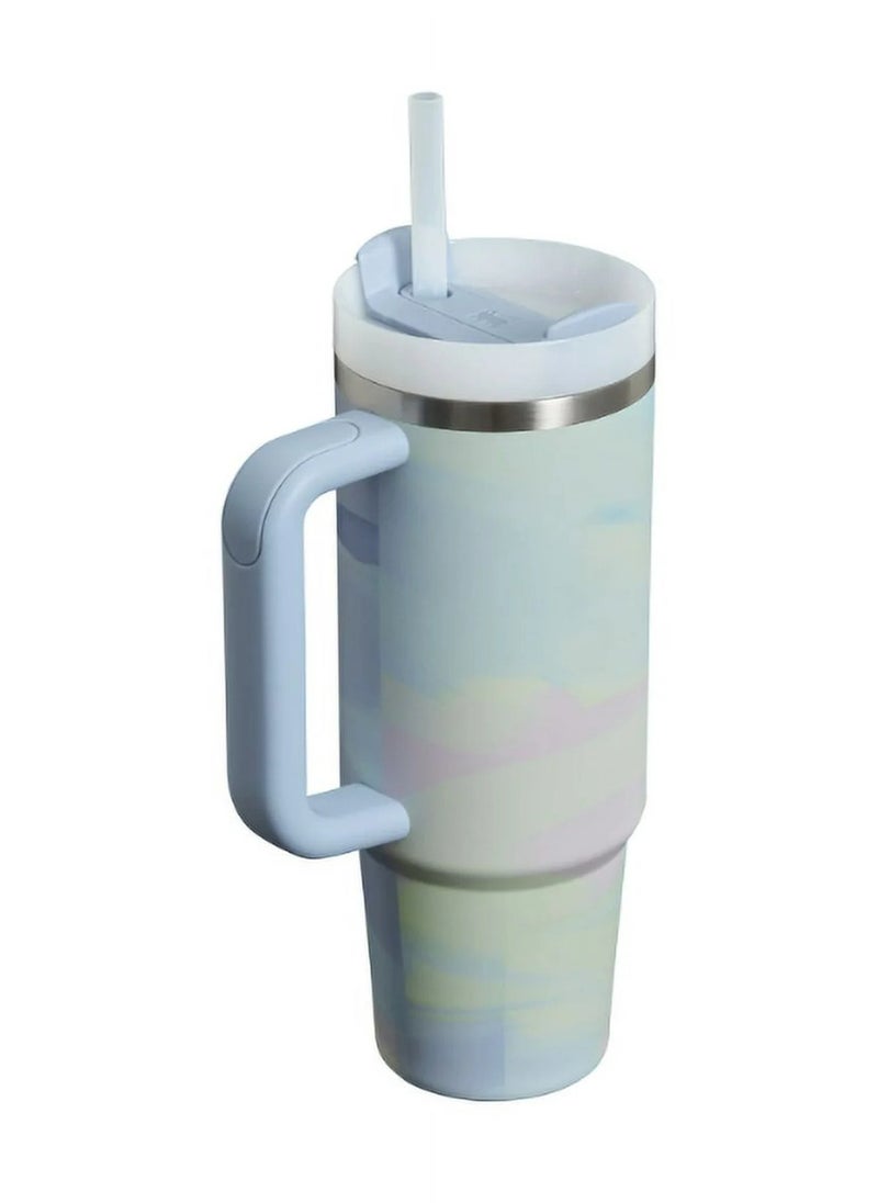 Stanley - Stanley cup H2.0 Stainless Steel with Lid and Straw for Water Iced Tea,Coffee and Smoothie,40 oz - Image 1